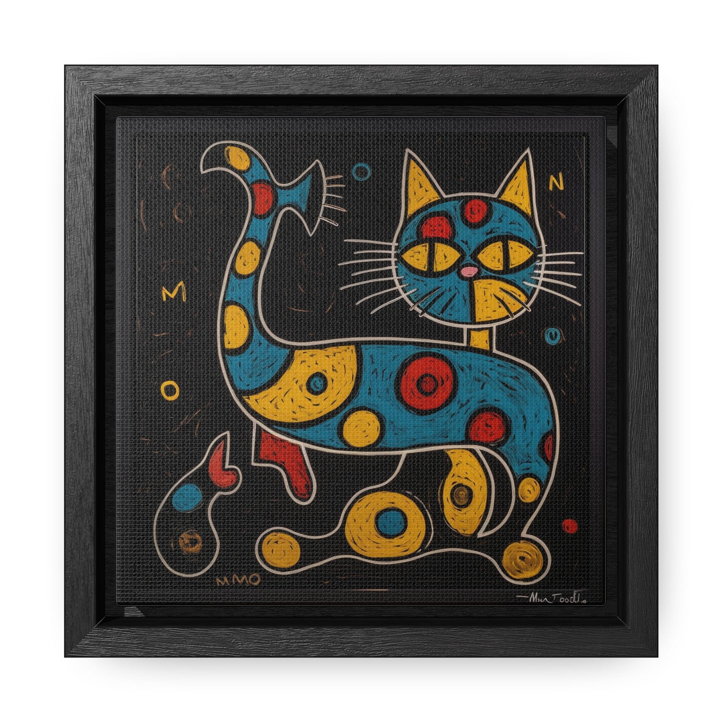 Cat 125, Gallery Canvas Wraps, Square Frame