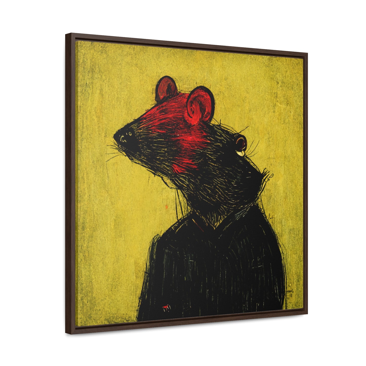 Urban Rat 4, Valentinii, Gallery Canvas Wraps, Square Frame