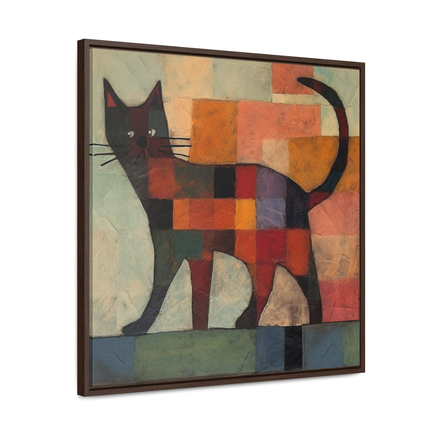 Cat 24, Gallery Canvas Wraps, Square Frame