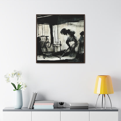 Domestic Memories 17, Valentinii, Gallery Canvas Wraps, Square Frame