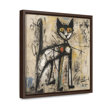 Cat 44, Gallery Canvas Wraps, Square Frame