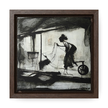 Domestic Memories 31, Valentinii, Gallery Canvas Wraps, Square Frame