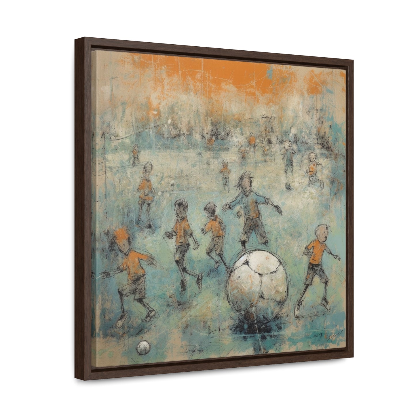 Childhood 21, Gallery Canvas Wraps, Square Frame