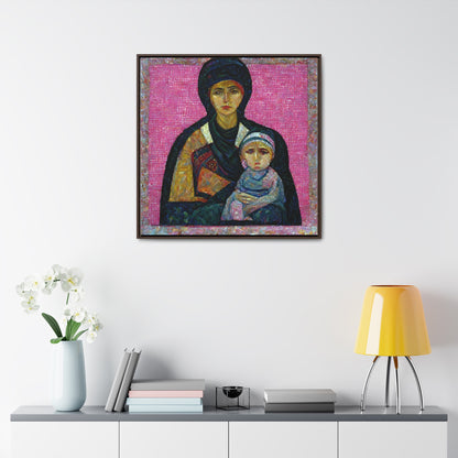 Mary and the Child 12, Valentinii, Gallery Canvas Wraps, Square Frame