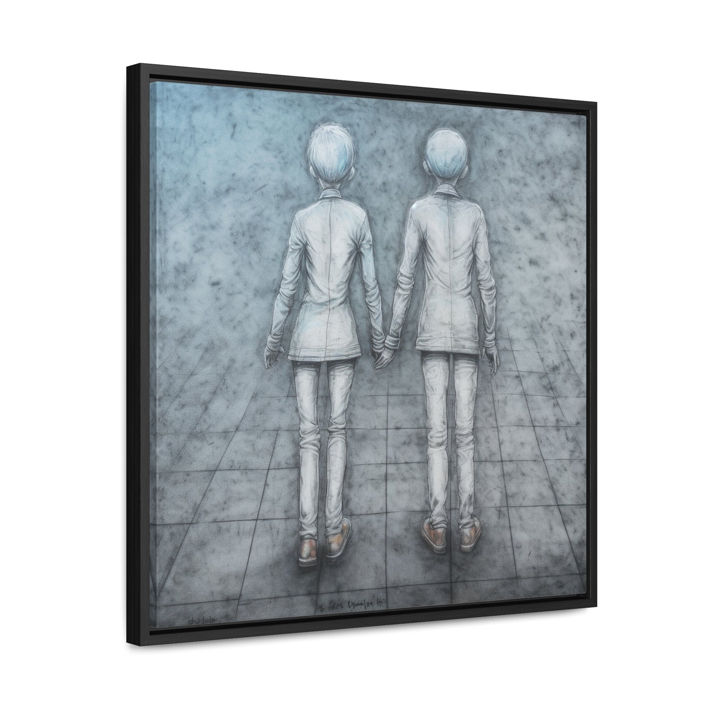 The Courage of Vulnerability 2, Valentinii, Gallery Canvas Wraps, Square Frame