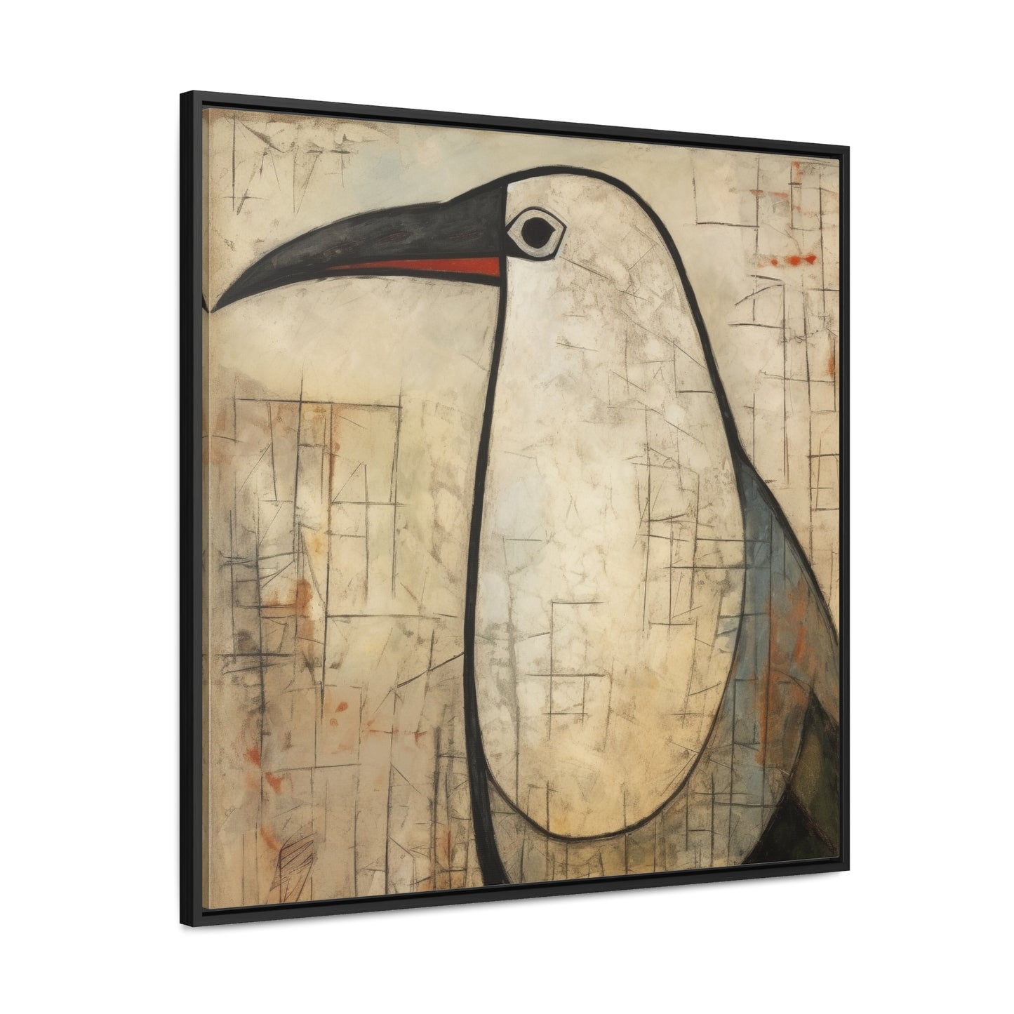 Bird 3, Gallery Canvas Wraps, Square Frame