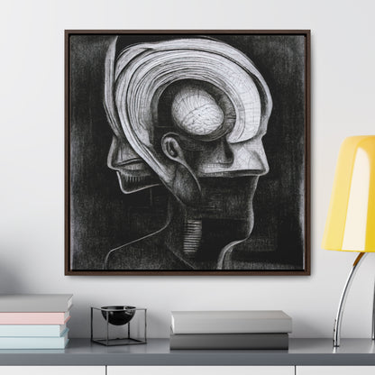 Brain 41, Valentinii, Gallery Canvas Wraps, Square Frame