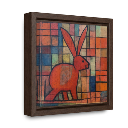 Rabbit 30, Gallery Canvas Wraps, Square Frame