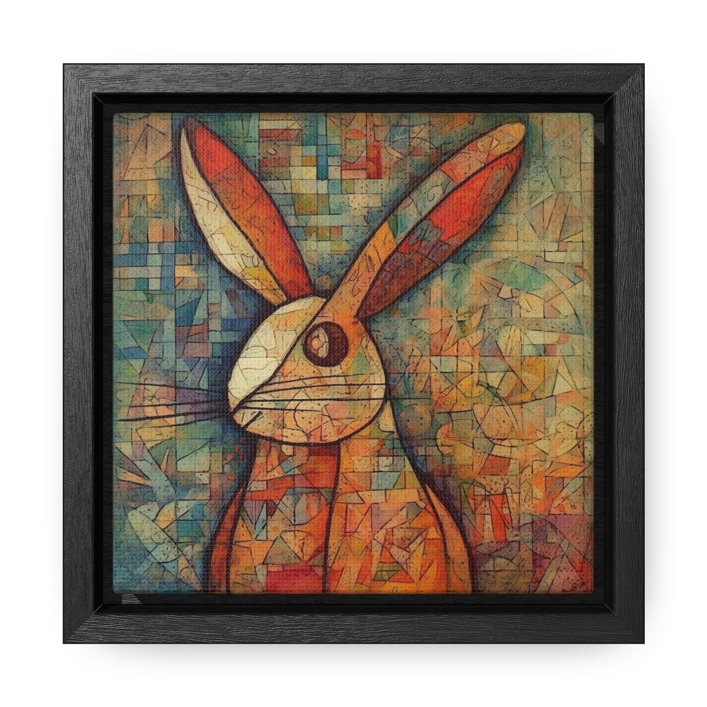 Rabbit 4, Gallery Canvas Wraps, Square Frame