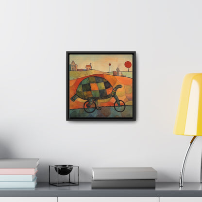 Turtle 5, Gallery Canvas Wraps, Square Frame