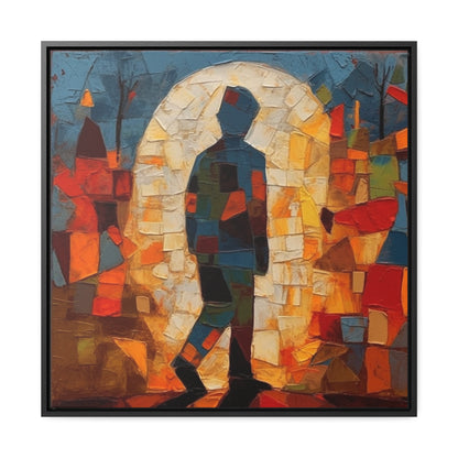 Sad Man 31, Valentinii, Gallery Canvas Wraps, Square Frame