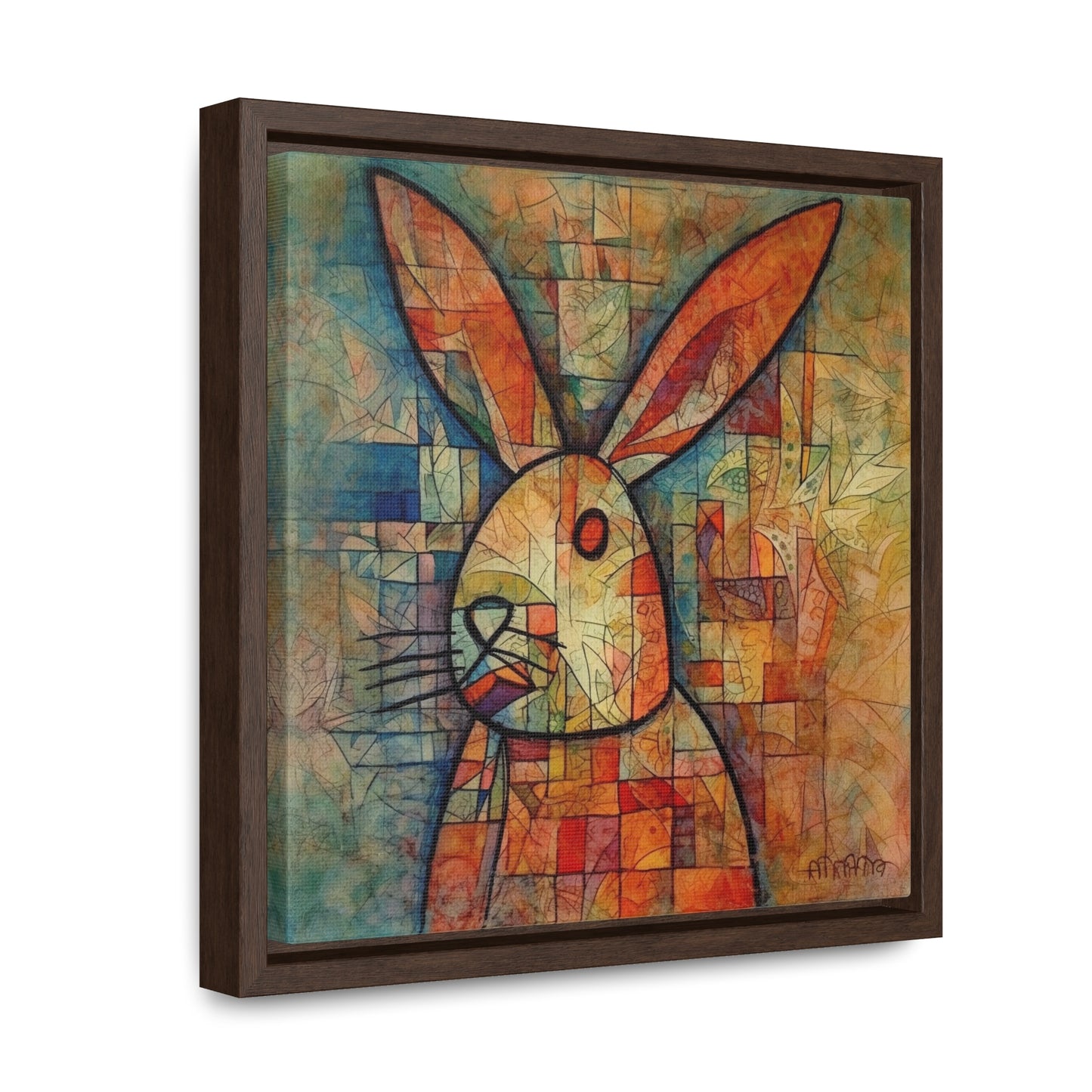 Rabbit 3, Gallery Canvas Wraps, Square Frame