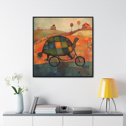 Turtle 13, Gallery Canvas Wraps, Square Frame