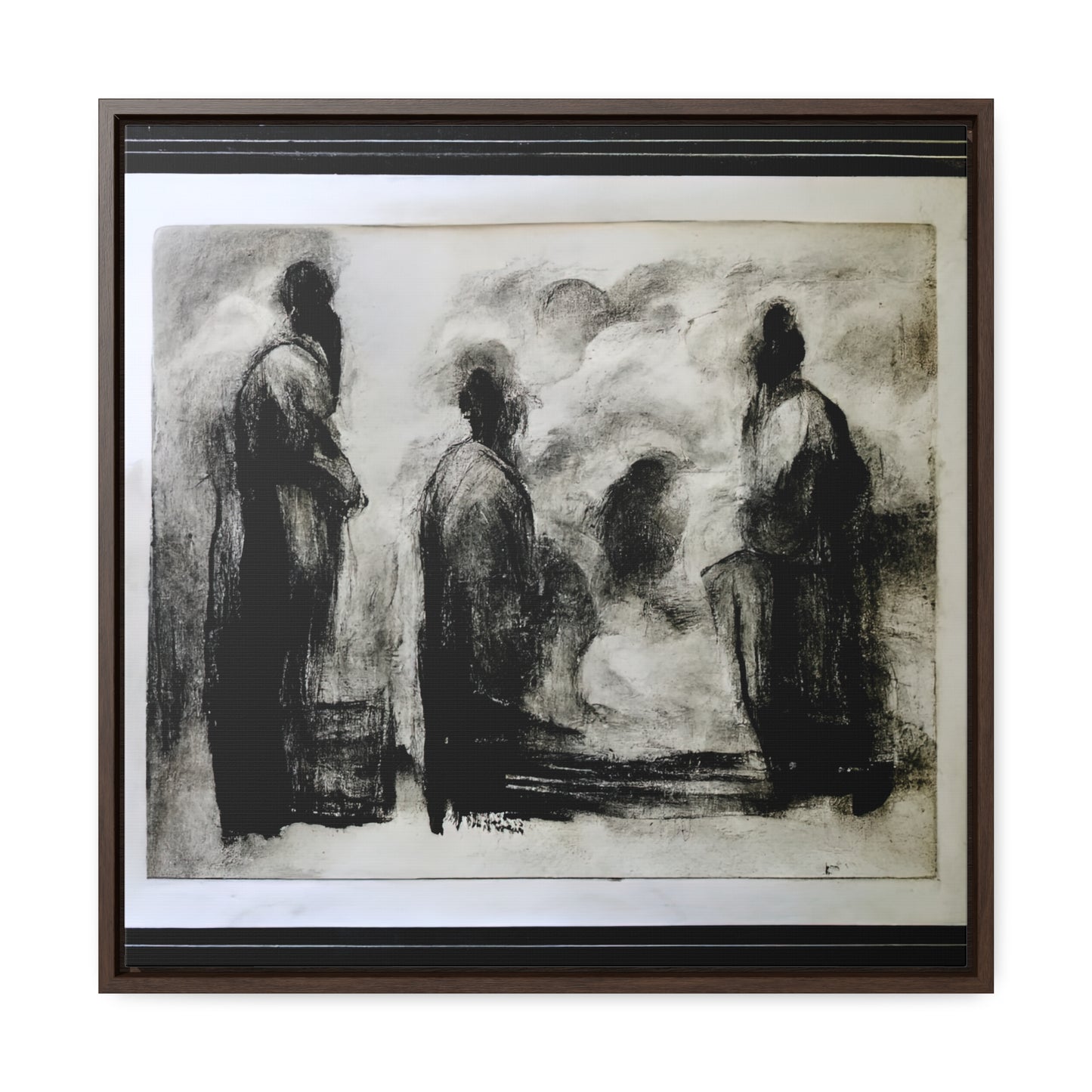 Palaeolithic Prayer 9, Valentinii, Gallery Canvas Wraps, Square Frame