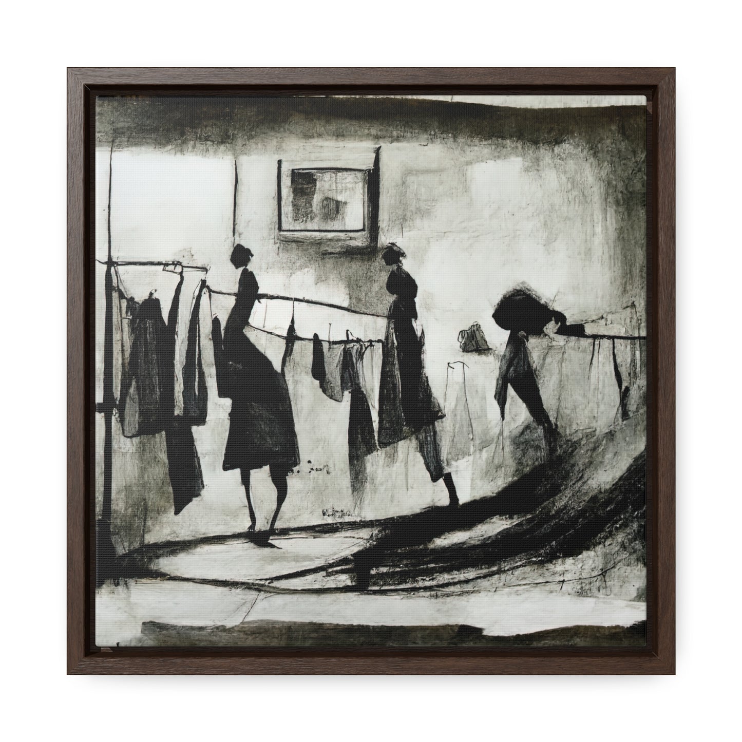 Domestic Memories 9, Valentinii, Gallery Canvas Wraps, Square Frame