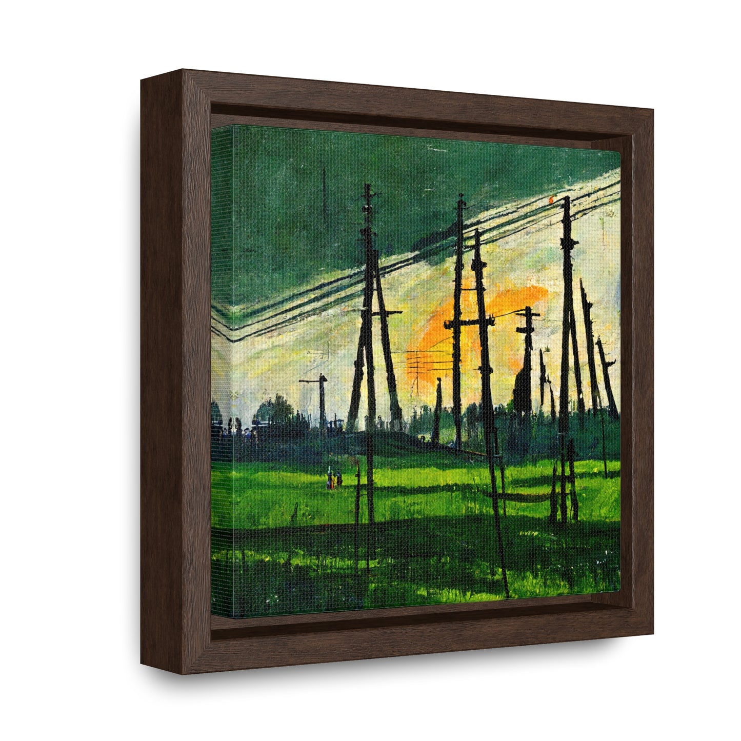 Land of the Sun 36, Valentinii, Gallery Canvas Wraps, Square Frame