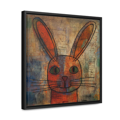 Rabbit 2, Gallery Canvas Wraps, Square Frame