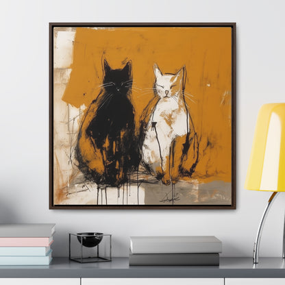 Cat 16, Gallery Canvas Wraps, Square Frame