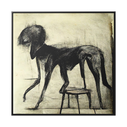 Dogs and Puppies 25, Valentinii, Gallery Canvas Wraps, Square Frame