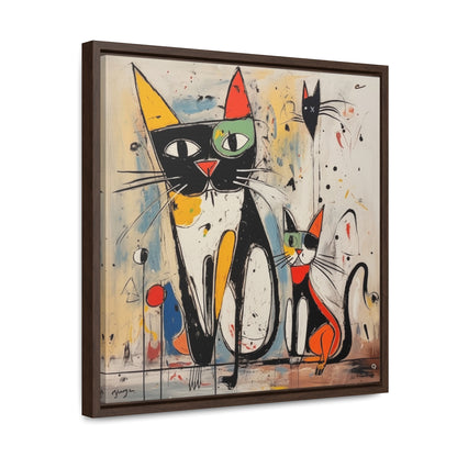 Cat 41, Gallery Canvas Wraps, Square Frame