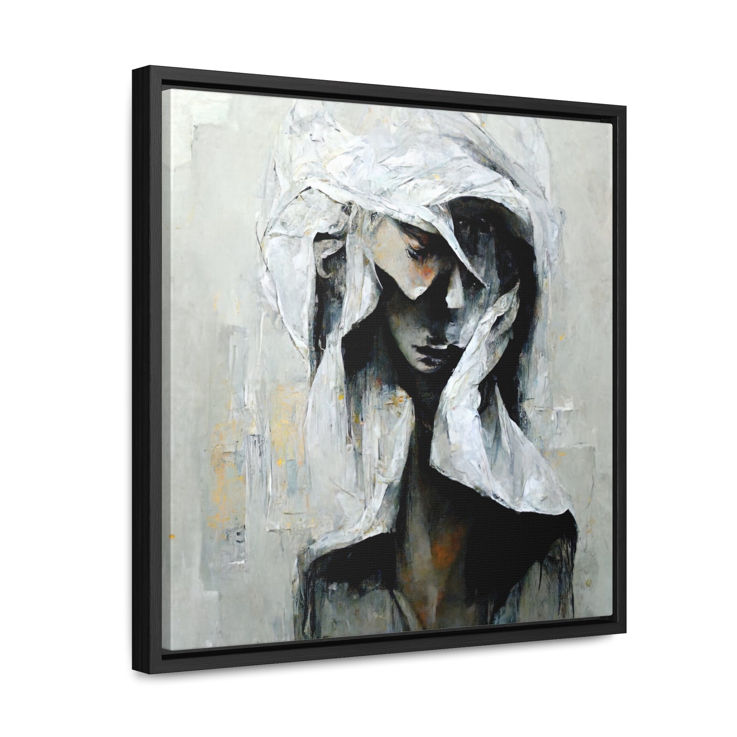 Forgotten face 3, Valentinii, Gallery Canvas Wraps, Square Frame