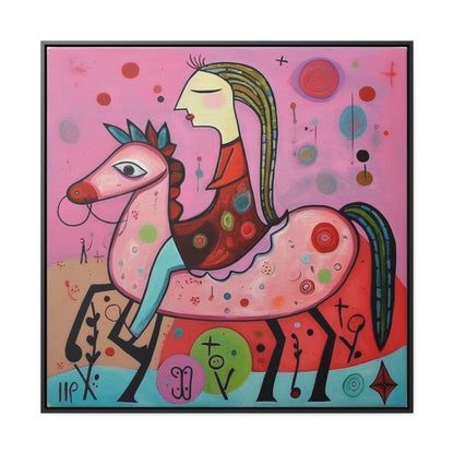 The Dreams of the Child 15, Gallery Canvas Wraps, Square Frame