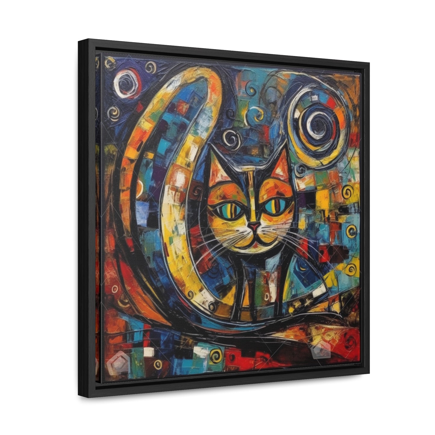 Cat 120, Gallery Canvas Wraps, Square Frame