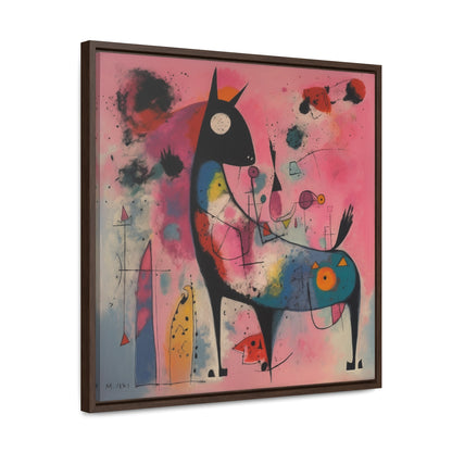 The Dreams of the Child 64, Gallery Canvas Wraps, Square Frame