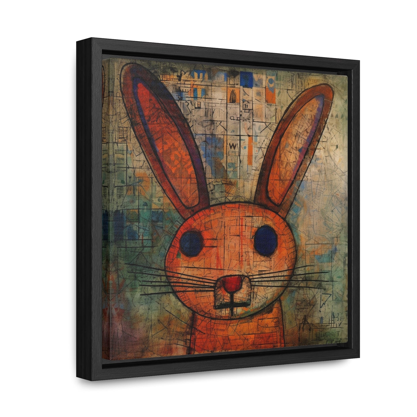 Rabbit, Gallery Canvas Wraps, Square Frame