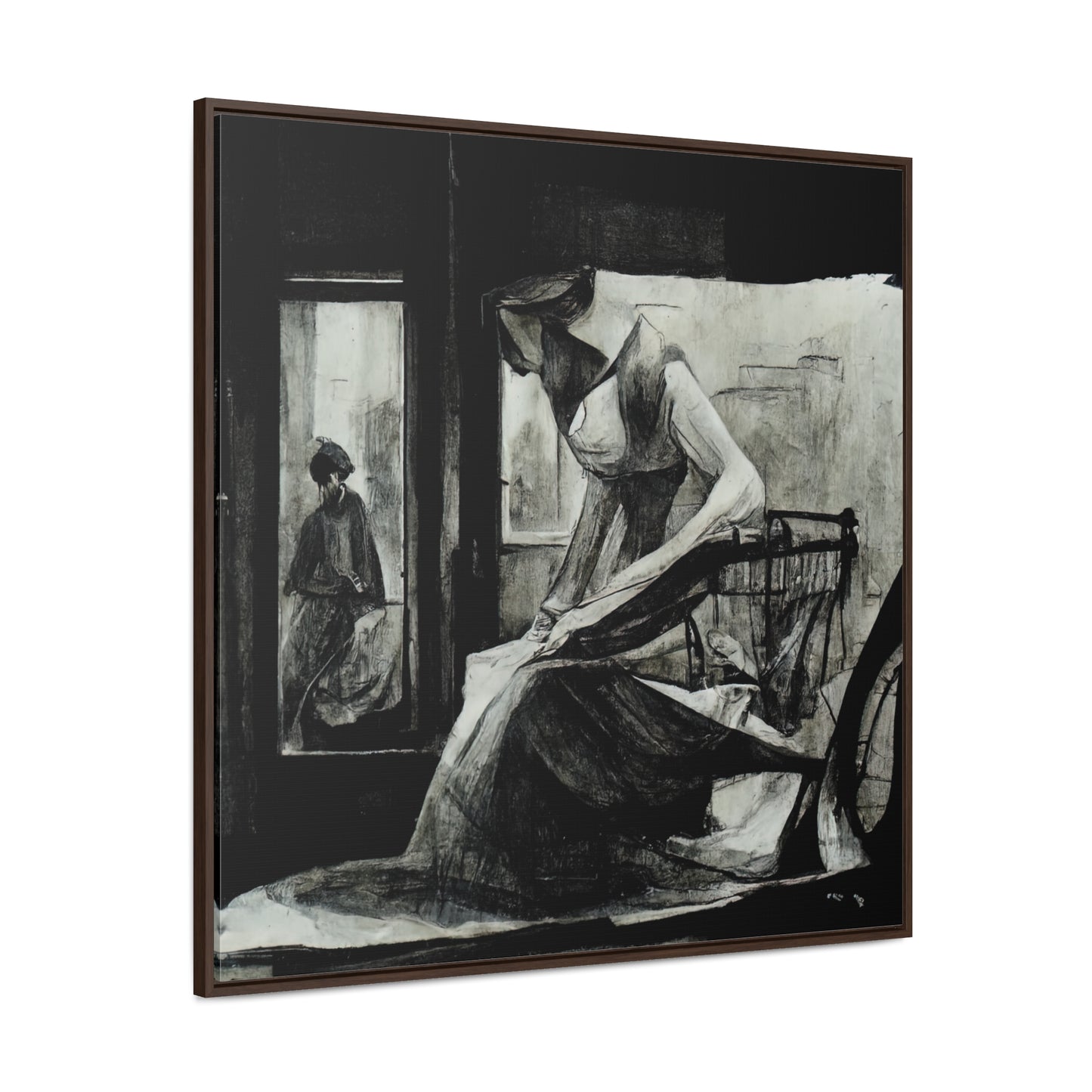 Domestic Memories 45, Valentinii, Gallery Canvas Wraps, Square Frame