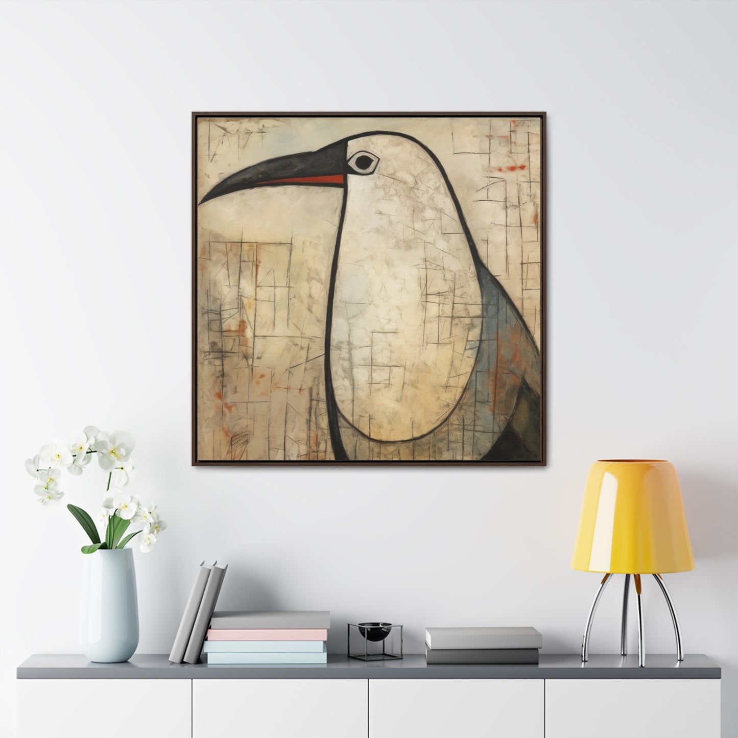 Bird 3, Gallery Canvas Wraps, Square Frame