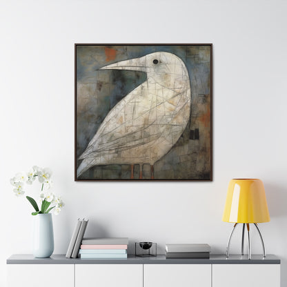 Bird 2, Gallery Canvas Wraps, Square Frame