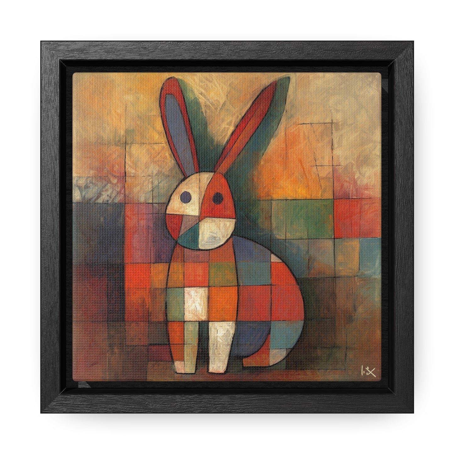 Rabbit 17, Gallery Canvas Wraps, Square Frame