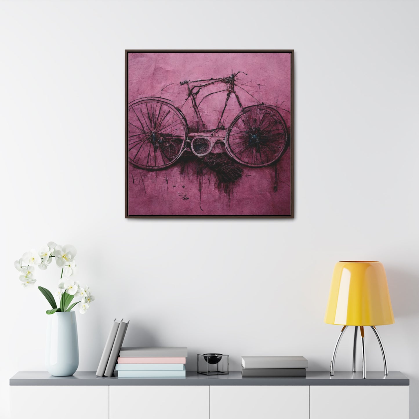 Bicycle 6, Valentinii, Gallery Canvas Wraps, Square Frame