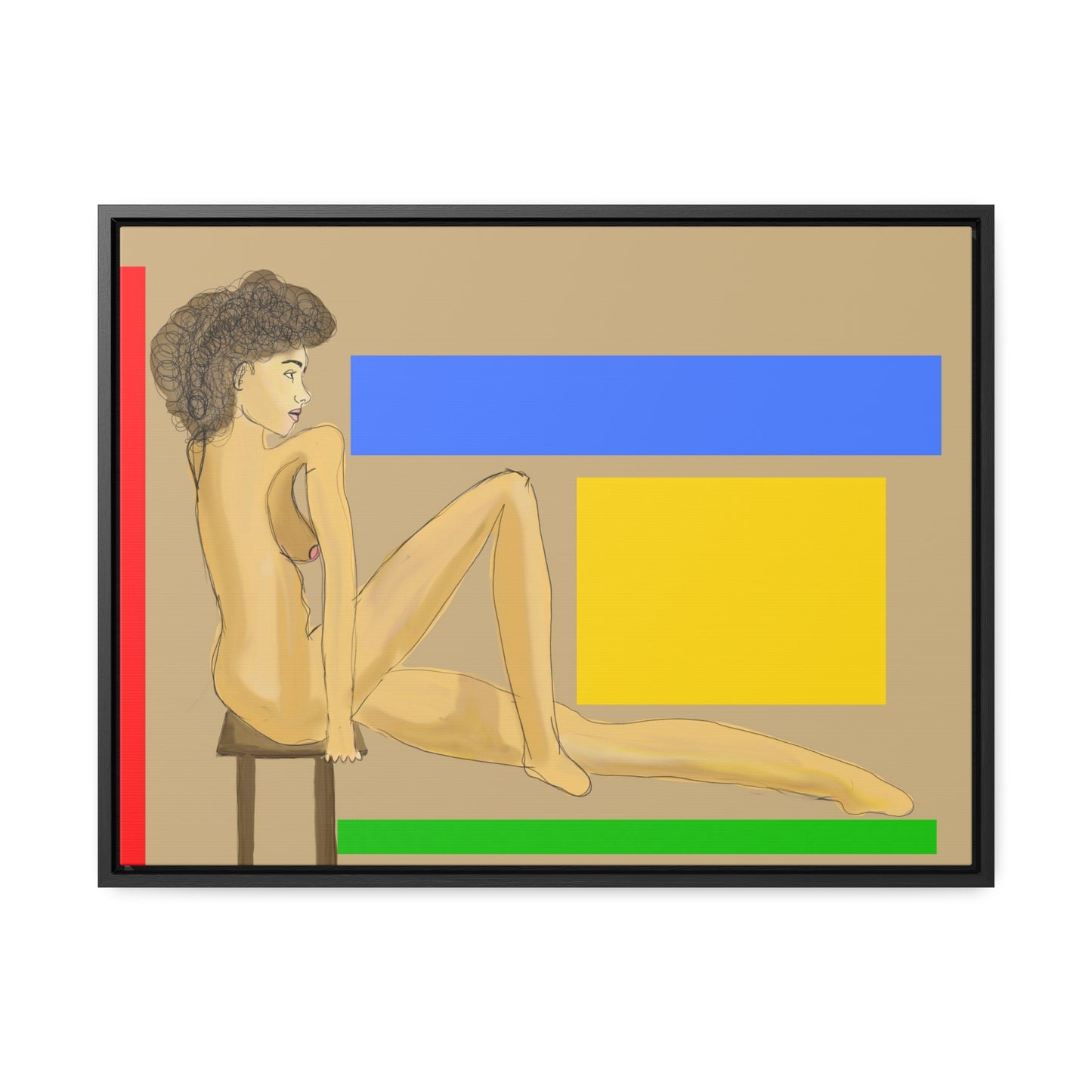 Tetris, Original Eduard Pavel, Gallery Canvas Wraps, Horizontal Frame