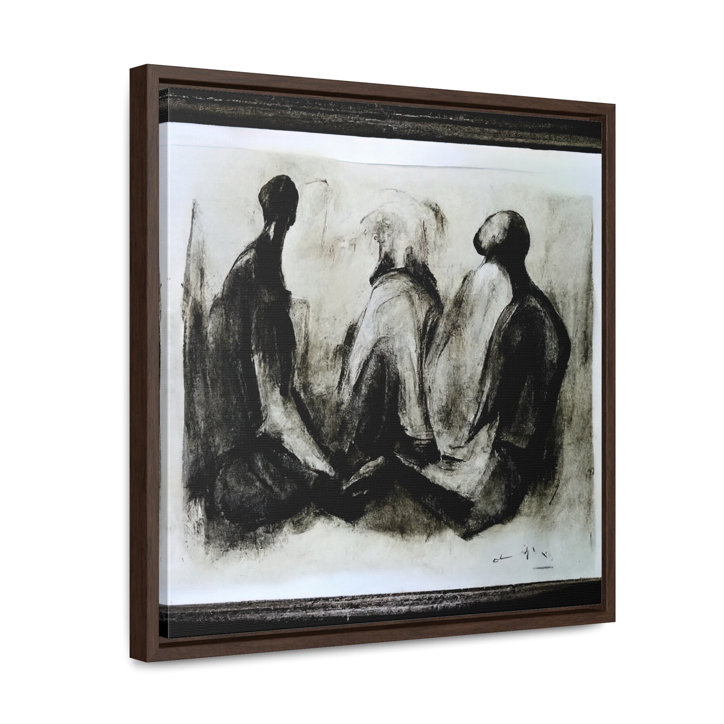 Palaeolithic Prayer 8, Valentinii, Gallery Canvas Wraps, Square Frame