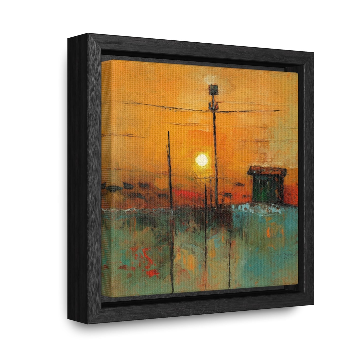 Land of the Sun 49, Valentinii, Gallery Canvas Wraps, Square Frame