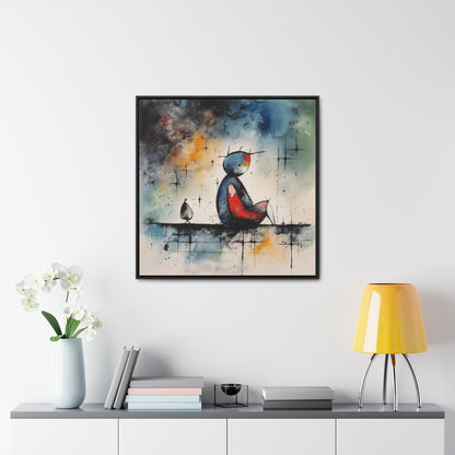 Sad Man 6, Valentinii, Gallery Canvas Wraps, Square Frame