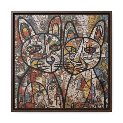 Cat 2, Gallery Canvas Wraps, Square Frame