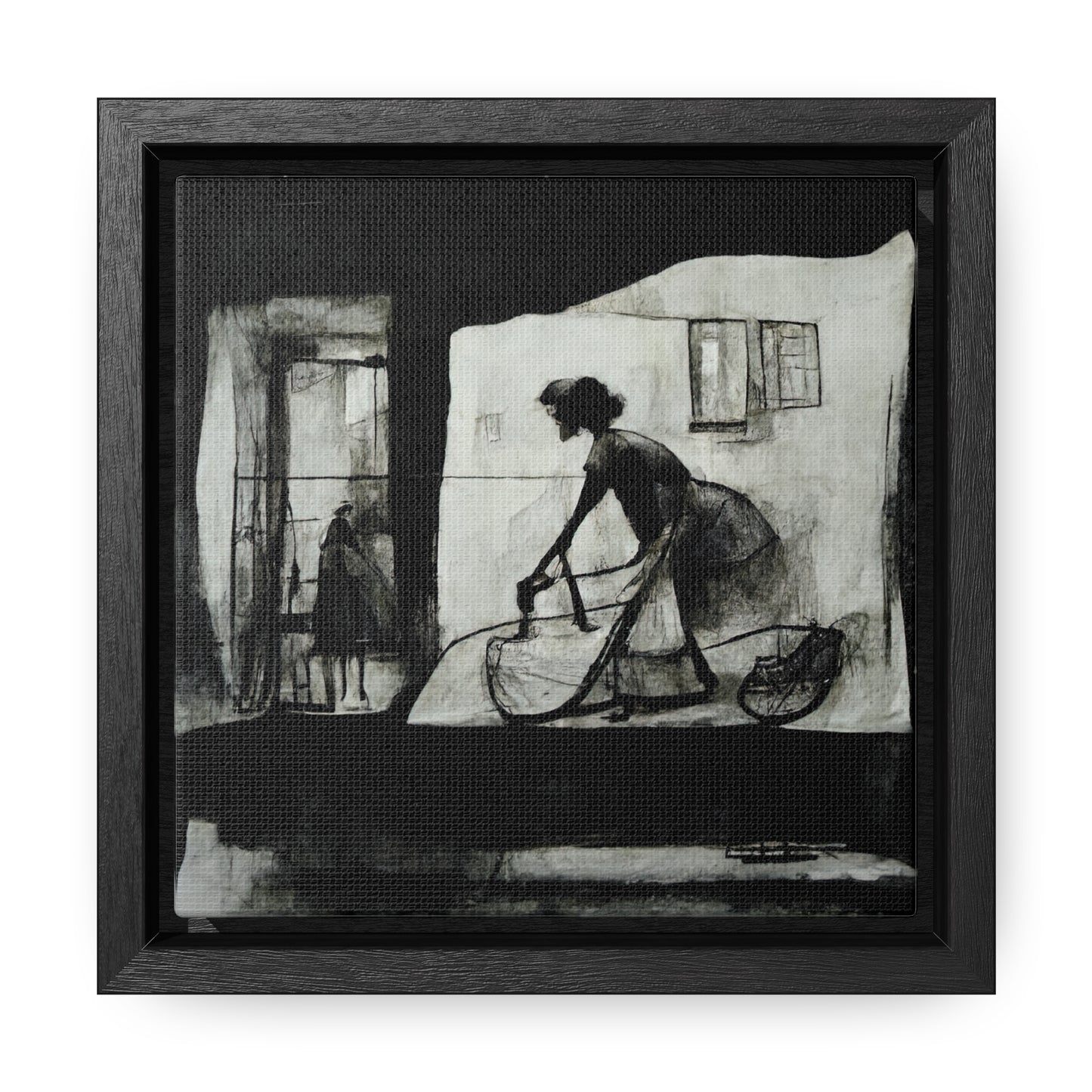 Domestic Memories 36, Valentinii, Gallery Canvas Wraps, Square Frame