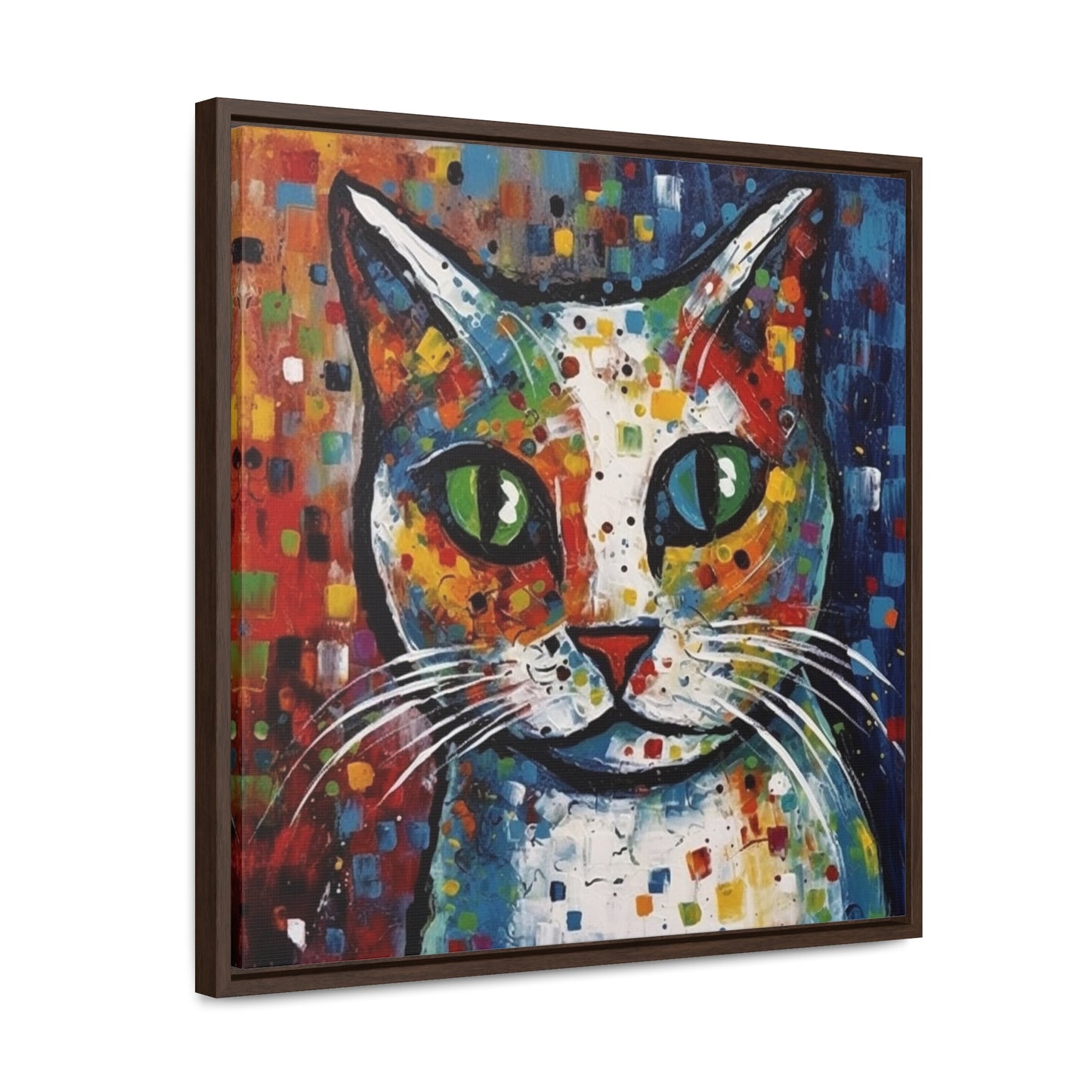 Cat 130, Gallery Canvas Wraps, Square Frame