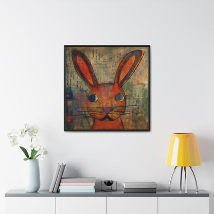 Rabbit 35, Gallery Canvas Wraps, Square Frame