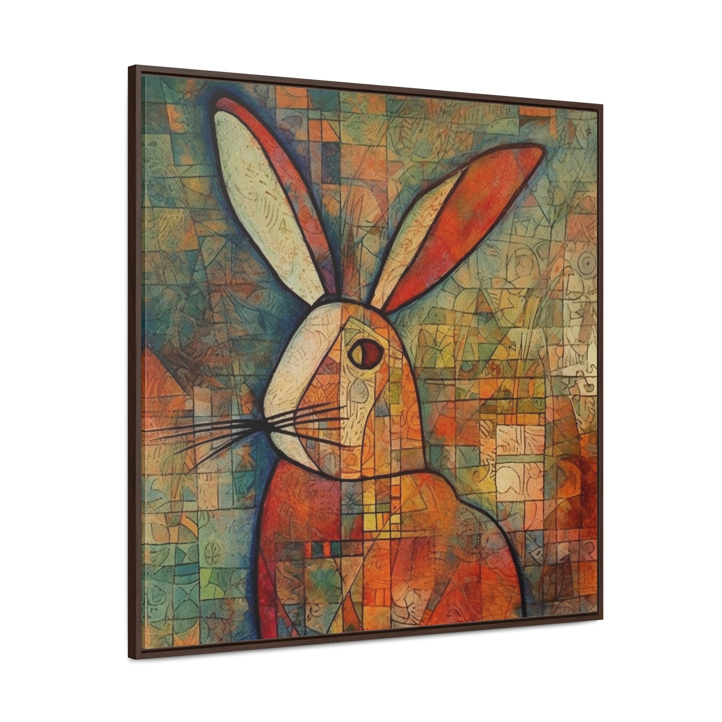 Rabbit 5, Gallery Canvas Wraps, Square Frame