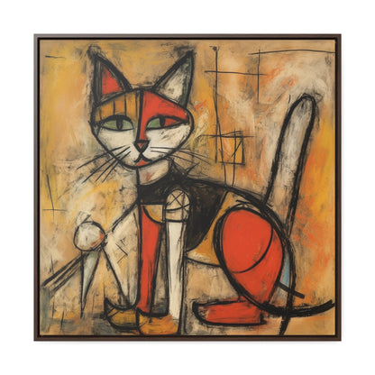 Cat 53, Gallery Canvas Wraps, Square Frame