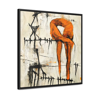 Feet and Drama 18, Valentinii, Gallery Canvas Wraps, Square Frame