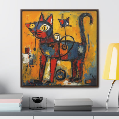 Cat 97, Gallery Canvas Wraps, Square Frame