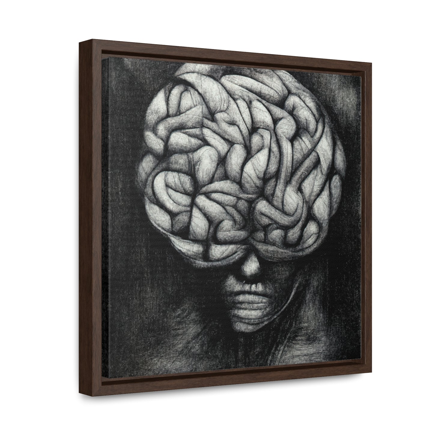 Brain 34, Valentinii, Gallery Canvas Wraps, Square Frame