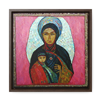 Mary and the Child 11, Valentinii, Gallery Canvas Wraps, Square Frame