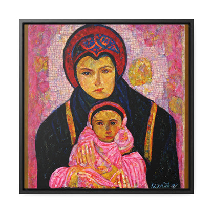 Mary and the Child 13, Valentinii, Gallery Canvas Wraps, Square Frame