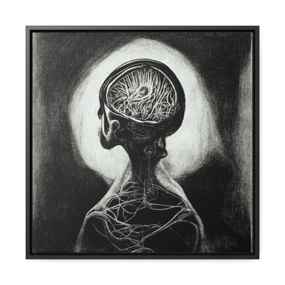 Brain 5, Valentinii, Gallery Canvas Wraps, Square Frame